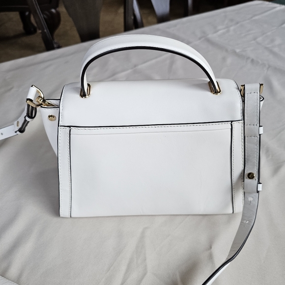 MICHAEL KORS Whitney White Medium Leather Satchel - Picture 4 of 13